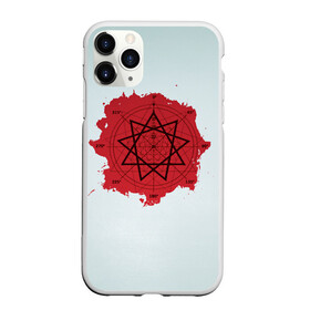 Чехол для iPhone 11 Pro матовый с принтом Пентаграмма Slipknot в городе Новоалтайск, Силикон |  | Тематика изображения на принте: metal | music | rock | slipknot | логотип | металл | музыка | надпись | пентаграмма | рок | слипкнот | цифры
