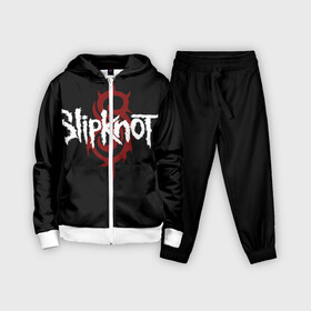 Детский костюм 3D с принтом Slipknot Надпись в городе Новоалтайск,  |  | metal | music | rock | slipknot | логотип | металл | музыка | надпись | пентаграмма | рок | слипкнот | узор | цифры