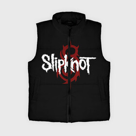 Женский жилет утепленный 3D с принтом Slipknot Надпись в городе Новоалтайск,  |  | metal | music | rock | slipknot | логотип | металл | музыка | надпись | пентаграмма | рок | слипкнот | узор | цифры