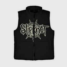 Женский жилет утепленный 3D с принтом Slipknot 1995 в городе Новоалтайск,  |  | metal | music | rock | slipknot | логотип | металл | музыка | надпись | пентаграмма | рок | слипкнот | узор | цифры