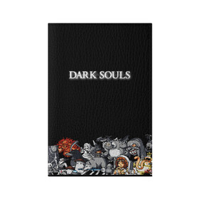 Обложка для паспорта матовая кожа с принтом 8bit Dark Souls в городе Новоалтайск, натуральная матовая кожа | размер 19,3 х 13,7 см; прозрачные пластиковые крепления | dark souls | lfhr cjekc | вфкл ыщгды | дарк соулс | темная душа | черная душа