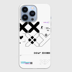Чехол для iPhone 13 Pro с принтом Printstream style | Поток информации (Белизна_1,Перламутр_1) в городе Новоалтайск,  |  | Тематика изображения на принте: 0x000000123 | csgo | desert eagle | m4a1 s | printstream | ксго | поток информации | принтстрим