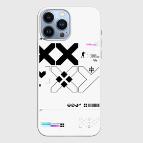 Чехол для iPhone 13 Pro Max с принтом Printstream style | Поток информации (Белизна_1,Перламутр_1) в городе Новоалтайск,  |  | Тематика изображения на принте: 0x000000123 | csgo | desert eagle | m4a1 s | printstream | ксго | поток информации | принтстрим