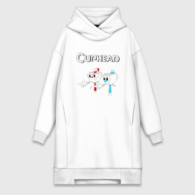 Платье-худи хлопок с принтом Cuphead в городе Новоалтайск,  |  | cuphead | tdcuphd | горит пукан | двое | игры | невозможно пройти. | чашки головы | чашкоголовые