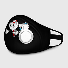 Маска из неопрена с принтом CUPHEAD PULP FICTION в городе Новоалтайск, неопрен 100% | Форма огибающая нос. Резинки для ушей с дополнительной резинкой на затылке. Клапан для выдоха для активного дыхания при занятиях спортом. Эластичный материал маски и окантовки для лучшего растяжения и прилегания маски.  | art | cartoon | cup | cuphead | devil | dice | fiction | game | king | mugman | pulp | the | арт | бос | босс | голова | демон | дьявол | игра | капхед | криминальное | магмен | мультик | мультфильм | платформер | чаша | чашка | человек | черт 