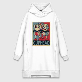 Платье-худи хлопок с принтом CUPHEAD в городе Новоалтайск,  |  | art | cartoon | cup | cuphead | devil | dice | game | king | mugman | the | арт | бос | босс | голова | демон | дьявол | игра | капхед | магмен | мультик | мультфильм | платформер | чаша | чашка | человек | черт
