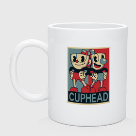 Кружка керамическая с принтом CUPHEAD в городе Новоалтайск, керамика | объем — 330 мл, диаметр — 80 мм. Принт наносится на бока кружки, можно сделать два разных изображения | art | cartoon | cup | cuphead | devil | dice | game | king | mugman | the | арт | бос | босс | голова | демон | дьявол | игра | капхед | магмен | мультик | мультфильм | платформер | чаша | чашка | человек | черт