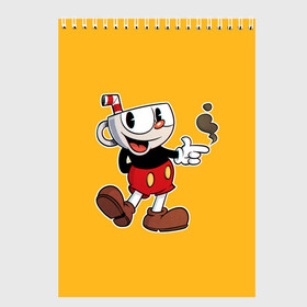 Скетчбук с принтом CUPHEAD КАПХЕД в городе Новоалтайск, 100% бумага
 | 48 листов, плотность листов — 100 г/м2, плотность картонной обложки — 250 г/м2. Листы скреплены сверху удобной пружинной спиралью | art | cartoon | cup | cuphead | devil | dice | game | king | mugman | the | арт | бос | босс | голова | демон | дьявол | игра | капхед | магмен | мультик | мультфильм | платформер | чаша | чашка | человек | черт