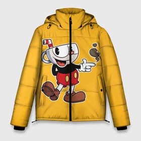 Мужская зимняя куртка 3D с принтом CUPHEAD КАПХЕД в городе Новоалтайск, верх — 100% полиэстер; подкладка — 100% полиэстер; утеплитель — 100% полиэстер | длина ниже бедра, свободный силуэт Оверсайз. Есть воротник-стойка, отстегивающийся капюшон и ветрозащитная планка. 

Боковые карманы с листочкой на кнопках и внутренний карман на молнии. | art | cartoon | cup | cuphead | devil | dice | game | king | mugman | the | арт | бос | босс | голова | демон | дьявол | игра | капхед | магмен | мультик | мультфильм | платформер | чаша | чашка | человек | черт