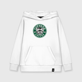 Детская толстовка хлопок с принтом CUPHEAD COFFEE в городе Новоалтайск, 100% хлопок | Круглый горловой вырез, эластичные манжеты, пояс, капюшен | art | cartoon | coffee | cup | cuphead | devil | dice | game | king | mugman | starbucks | the | арт | бос | босс | голова | демон | дьявол | игра | капхед | кофе | магмен | мультик | мультфильм | платформер | старбакс | чаша | чашка | человек 