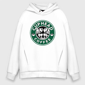 Мужское худи Oversize хлопок с принтом CUPHEAD COFFEE в городе Новоалтайск, френч-терри — 70% хлопок, 30% полиэстер. Мягкий теплый начес внутри —100% хлопок | боковые карманы, эластичные манжеты и нижняя кромка, капюшон на магнитной кнопке | art | cartoon | coffee | cup | cuphead | devil | dice | game | king | mugman | starbucks | the | арт | бос | босс | голова | демон | дьявол | игра | капхед | кофе | магмен | мультик | мультфильм | платформер | старбакс | чаша | чашка | человек 