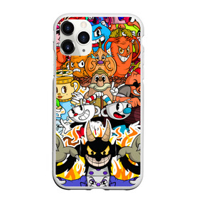 Чехол для iPhone 11 Pro Max матовый с принтом CUPHEAD в городе Новоалтайск, Силикон |  | cuphead | cuphead  mugman | dont deal with the devil | mugman | все персонажи | игры | капхед | магмен | чашеголовый