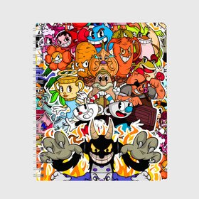 Тетрадь с принтом CUPHEAD в городе Новоалтайск, 100% бумага | 48 листов, плотность листов — 60 г/м2, плотность картонной обложки — 250 г/м2. Листы скреплены сбоку удобной пружинной спиралью. Уголки страниц и обложки скругленные. Цвет линий — светло-серый
 | cuphead | cuphead  mugman | dont deal with the devil | mugman | все персонажи | игры | капхед | магмен | чашеголовый