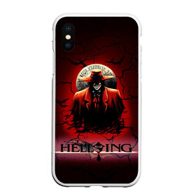 Чехол для iPhone XS Max матовый с принтом HELLSING SSS в городе Новоалтайск, Силикон | Область печати: задняя сторона чехла, без боковых панелей | bats | cracked | hellsing film | hellsing lettering | hellsing print | helsing | red | van hellsing | ван хельсинг | красный | летучие мыши | надпись хельсинг | принт хельсинг | трещены | фильм хельсинг | хельсинг