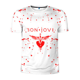 Мужская футболка 3D спортивная с принтом bon jovi в городе Новоалтайск, 100% полиэстер с улучшенными характеристиками | приталенный силуэт, круглая горловина, широкие плечи, сужается к линии бедра | bon | bon jovi | bon jovi remastered | bon jovi remastered videos | hd music videos | island | jon bon jovi | jovi | mercury | music | remastered | remastered music videos | rock | джон бон джови | дэвид брайан | тико торрес | фил икс | хью макдональд