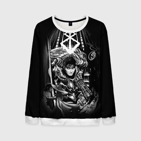 Мужской свитшот 3D с принтом BERSERK БЕРСЕРК в городе Новоалтайск, 100% полиэстер с мягким внутренним слоем | круглый вырез горловины, мягкая резинка на манжетах и поясе, свободная посадка по фигуре | anime | anime berserk | berserk | knight | manga | аниме | аниме берсерк | берсерк | клеймо | манга | рыцарь | япония