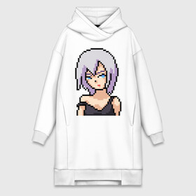 Платье-худи хлопок с принтом Pixel art anime в городе Новоалтайск,  |  | anime | art | girl | manga | pixel | аниме | арт | девушка | манга | пиксель