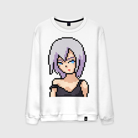 Мужской свитшот хлопок с принтом Pixel art anime в городе Новоалтайск, 100% хлопок |  | anime | art | girl | manga | pixel | аниме | арт | девушка | манга | пиксель