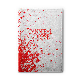 Обложка для автодокументов с принтом cannibal corpse в городе Новоалтайск, натуральная кожа |  размер 19,9*13 см; внутри 4 больших “конверта” для документов и один маленький отдел — туда идеально встанут права | cannibal | cannibal corpse | cannibal corpse butchered at birth | cannibal corpse eaten back to life | cannibal corpse hammer smashed face | corpse | death metal | металл | пластинки с металлическим лезвием | рок | труп каннибала