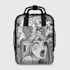 Женский рюкзак 3D с принтом KAGUYA AHEGAO | КАГУЯ АХЕГАО в городе Новоалтайск, 100% полиэстер | лямки с регулируемой длиной, сверху ручки, чтобы рюкзак нести как сумку. Основное отделение закрывается на молнию, как и внешний карман. Внутри два дополнительных кармана, один из которых закрывается на молнию. По бокам два дополнительных кармашка, куда поместится маленькая бутылочка
 | Тематика изображения на принте: ahegao | japanese anime | kaguya | kawai | kowai | oppai | otaku | senpai | sugoi | waifu | yandere | ахегао | кагуя | ковай | отаку | семпай | сенпай | сэмпай | яндере | японская анимация