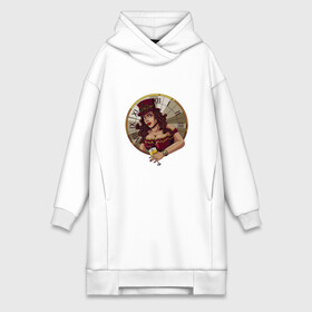 Платье-худи хлопок с принтом ДЕВУШКА И ЧАСЫ в городе Новоалтайск,  |  | cosplay | design | diy | do it yourself | handmade | how to | steampunk | бокал | девушка | дизельпанк | киберпанк | лучший стимпанк | своими руками | стимпанк | стимпанк стиль | стимпанк фильмы | фантастика | часы | шампанское
