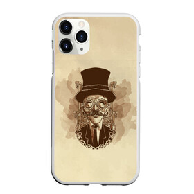 Чехол для iPhone 11 Pro Max матовый с принтом RETRO MAN | STEAMPUNK в городе Новоалтайск, Силикон |  | Тематика изображения на принте: cosplay | design | diy | do it yourself | handmade | how to | men | steampunk | дизельпанк | киберпанк | лучший стимпанк | мен | мужик | мужчина | очки | ретро | своими руками | старик | стимпанк | стимпанк стиль | стимпанк фильмы