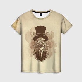 Женская футболка 3D с принтом RETRO MAN | STEAMPUNK в городе Новоалтайск, 100% полиэфир ( синтетическое хлопкоподобное полотно) | прямой крой, круглый вырез горловины, длина до линии бедер | cosplay | design | diy | do it yourself | handmade | how to | men | steampunk | дизельпанк | киберпанк | лучший стимпанк | мен | мужик | мужчина | очки | ретро | своими руками | старик | стимпанк | стимпанк стиль | стимпанк фильмы