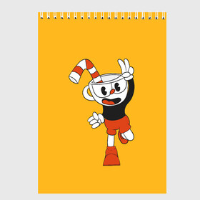 Скетчбук с принтом CUPHEAD в городе Новоалтайск, 100% бумага
 | 48 листов, плотность листов — 100 г/м2, плотность картонной обложки — 250 г/м2. Листы скреплены сверху удобной пружинной спиралью | art | cartoon | cup | cuphead | devil | dice | game | king | mugman | the | арт | бос | босс | голова | демон | дьявол | игра | капхед | магмен | мультик | мультфильм | платформер | чаша | чашка | человек | черт