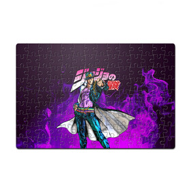 Пазл магнитный 126 элементов с принтом JOJO`S BIZARRE ADVENTURE в городе Новоалтайск, полимерный материал с магнитным слоем | 126 деталей, размер изделия —  180*270 мм | Тематика изображения на принте: adventure | jojo | jojo s bizarre | jojo’s bizarre adventure | josuke | jotaro | jotaro kujo | killer queen | manga | yare yare daze | yoshikage | аниме | джоджо | манга | невероятные приключения джоджо | яре яре дазе