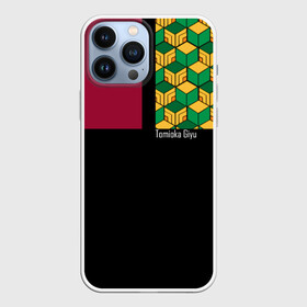 Чехол для iPhone 13 Pro Max с принтом Гию Томиока Kimetsu no Yaiba в городе Новоалтайск,  |  | Тематика изображения на принте: demon slayer | kamado | kimetsu no yaiba | nezuko | tanjiro | аниме | гию томиока | зеницу агацума | иноске хашибира | камадо | клинок | корзинная девочка | манга | музан кибуцуджи | незуко | рассекающий демонов | танджиро
