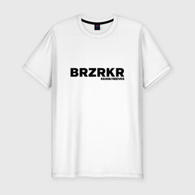 Мужская футболка хлопок Slim с принтом Комикс BRZRKR Киану Ривз в городе Новоалтайск, 92% хлопок, 8% лайкра | приталенный силуэт, круглый вырез ворота, длина до линии бедра, короткий рукав | anime | berserker | brzrkr merch | brzrkr мерч | cinema | comics | comix | film | john wick | keanu reeves | logo | movie | netflix | аниме | аниме сериал | берсерк | берсеркер | бог войны | джон уик | кино | лого | минимализм | мифология | нетф
