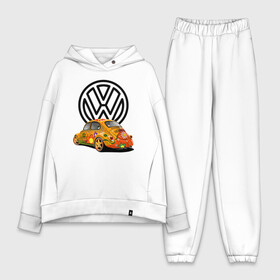 Женский костюм хлопок Oversize с принтом Volkswagen в городе Новоалтайск,  |  | car | volkswagen | жук | классика | машина | скорость
