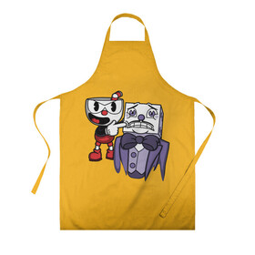 Фартук 3D с принтом CUPHEAD в городе Новоалтайск, 100% полиэстер | общий размер — 65 х 85 см, ширина нагрудника — 26 см, горловина — 53 см, длина завязок — 54 см, общий обхват в поясе — 173 см. Принт на завязках и на горловине наносится с двух сторон, на основной части фартука — только с внешней стороны | art | cartoon | cup | cuphead | devil | dice | game | king | mugman | the | арт | бос | босс | голова | демон | дьявол | игра | капхед | магмен | мультик | мультфильм | платформер | чаша | чашка | человек | черт