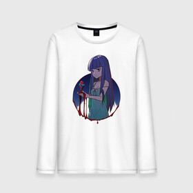 Мужской лонгслив хлопок с принтом Blood Rika в городе Новоалтайск, 100% хлопок |  | anime | higurashi no naku koro ni | аниме | анимэ | безумие | близняшки | детектив | когда плачут цикады | майбара | маэбара | мион | рена | рика | рюгу рена | сато | сатоко | сверхъестественное | сонодзаки шион