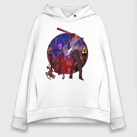 Женское худи Oversize хлопок с принтом Rika and Maebara в городе Новоалтайск, френч-терри — 70% хлопок, 30% полиэстер. Мягкий теплый начес внутри —100% хлопок | боковые карманы, эластичные манжеты и нижняя кромка, капюшон на магнитной кнопке | anime | higurashi no naku koro ni | аниме | анимэ | безумие | близняшки | детектив | когда плачут цикады | майбара | маэбара | мион | рена | рика | рюгу рена | сато | сатоко | сверхъестественное | сонодзаки шион