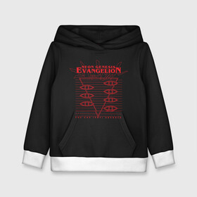 Детская толстовка 3D с принтом Evangelion Neon Genesis в городе Новоалтайск, 100% полиэстер | двухслойный капюшон со шнурком для регулировки, мягкие манжеты на рукавах и по низу толстовки, спереди карман-кенгуру с мягким внутренним слоем | eva | eva 00 | eva 01 | eva 02 | evangelion | rei | rei ayanami | shinji ikari | аска | ева | ева 02 | евангелион