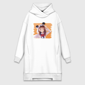 Платье-худи хлопок с принтом Каэдэ в городе Новоалтайск,  |  | anime | aobuta | bunny | bunny girl | futaba | kaede | mai | nodoka | pfnds | rio | sakuta | shoko | аниме | анимэ | девочка зайка | зайка | каэдэ | комедия | маи | нодока | панда | рио | сакута | сёко | футаба | шоко