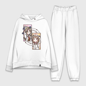 Женский костюм хлопок Oversize с принтом Рио и Каэдэ в городе Новоалтайск,  |  | anime | aobuta | bunny | bunny girl | futaba | kaede | mai | nodoka | pfnds | rio | sakuta | shoko | аниме | анимэ | девочка зайка | зайка | каэдэ | комедия | маи | нодока | панда | рио | сакута | сёко | футаба | шоко