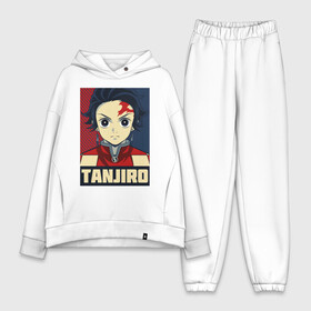 Женский костюм хлопок Oversize с принтом Tanjirou Kimetsu no Yaiba в городе Новоалтайск,  |  | demon slayer | kamado | kimetsu no yaiba | nezuko | tanjiro | аниме | гию томиока | зеницу агацума | иноске хашибира | камадо | клинок | корзинная девочка | манга | музан кибуцуджи | незуко | рассекающий демонов | танджиро