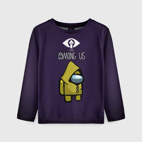 Детский лонгслив 3D с принтом Little Nightmares | Among Us в городе Новоалтайск, 100% полиэстер | длинные рукава, круглый вырез горловины, полуприлегающий силуэт
 | among | among us | game | games | impostor | little nightmares | us | амонг ас | доктор | игра | игрок | импостер | импостор | космос | литл найтмерс | моно | охотник | повар | призрак | сказка | страшилка | страшный сон | хорор |