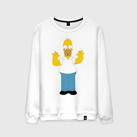 Мужской свитшот хлопок Гомер Симпсон: в городе Новоалтайск, 100% хлопок | | homer simpson | гомер | гомер симпсон | пугающий гомер симпсон | симпсоны