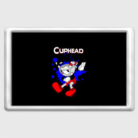 Магнит 45*70 с принтом Cuphead в городе Новоалтайск, Пластик | Размер: 78*52 мм; Размер печати: 70*45 | cup head | cuphead | run and gun | детям | капхед | капхэд | логотипы игр | персонажи игр | чашка