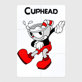 Магнитный плакат 2Х3 с принтом Cuphead Капхед в городе Новоалтайск, Полимерный материал с магнитным слоем | 6 деталей размером 9*9 см | cup head | cuphead | run and gun | детям | капхед | капхэд | логотипы игр | персонажи игр | чашка