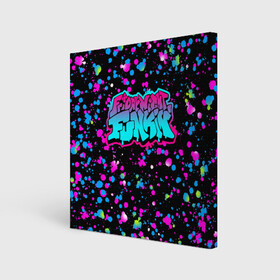 Холст квадратный с принтом FRIDAY NIGHT FUNKIN NEON в городе Новоалтайск, 100% ПВХ |  | Тематика изображения на принте: dance | friday night funk | friday night funkin | music | the boyfriend | the girlfriend | trash | бойфренд | гёрлфренд | граффити | игры | кликеры | музыка | танцы | треш
