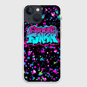 Чехол для iPhone 13 mini с принтом FRIDAY NIGHT FUNKIN NEON в городе Новоалтайск,  |  | dance | friday night funk | friday night funkin | music | the boyfriend | the girlfriend | trash | бойфренд | гёрлфренд | граффити | игры | кликеры | музыка | танцы | треш