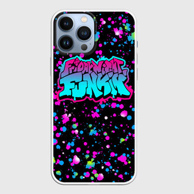 Чехол для iPhone 13 Pro Max с принтом FRIDAY NIGHT FUNKIN NEON в городе Новоалтайск,  |  | Тематика изображения на принте: dance | friday night funk | friday night funkin | music | the boyfriend | the girlfriend | trash | бойфренд | гёрлфренд | граффити | игры | кликеры | музыка | танцы | треш