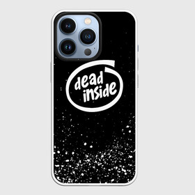 Чехол для iPhone 13 Pro с принтом DEAD INSIDE в городе Новоалтайск,  |  | Тематика изображения на принте: dead inside | dont open | гуль | дед инсайт | дединсайт | дэд инсайт | дэдинсайт | интроверт | кен канеки | мертв внутри | мертвый внутри