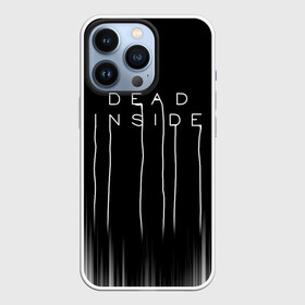 Чехол для iPhone 13 Pro с принтом DEAD INSIDE | DEATH STRANDING в городе Новоалтайск,  |  | Тематика изображения на принте: dead inside | dont open | гуль | дед инсайт | дединсайт | дэд инсайт | дэдинсайт | интроверт | кен канеки | мертв внутри | мертвый внутри