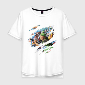 Мужская футболка хлопок Oversize с принтом ONE PIECE | ВАН ПИС в городе Новоалтайск, 100% хлопок | свободный крой, круглый ворот, “спинка” длиннее передней части | anime | luffi | lufi | manga | one piece | samurai | wano ван пис | zoho | большой куш | ван пис | вон пис | зохо | корабль | луфи | луффи | манга | манки д. луффи | пират | самурай | уон пис