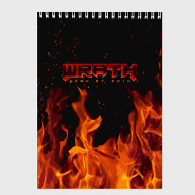 Скетчбук с принтом WRATH: Aeon of Ruin FIRE в городе Новоалтайск, 100% бумага
 | 48 листов, плотность листов — 100 г/м2, плотность картонной обложки — 250 г/м2. Листы скреплены сверху удобной пружинной спиралью | 90 е | aeon of ruin | quake | tegunvteg | wrath | wrath: aeon of ruin | игра | компьютерная игра | монстры | огонь | пламя | ретро | реьро шутер | шутер